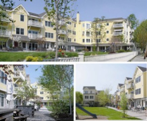 Cambridge Cohousing --montage from buildingindustry.org